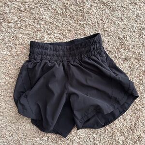 Women's Black Athletic Shorts